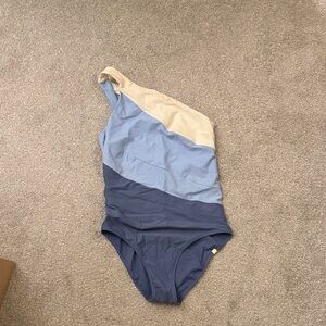 Summersalt Colorblock One-Shoulder Swimsuit